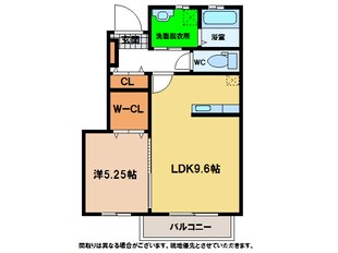 フロンティア１・２の物件間取画像